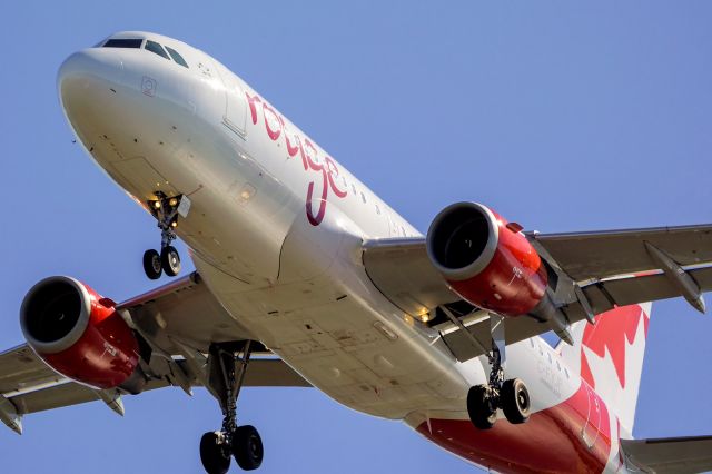 Airbus A319 (C-FYJP) - 12/09/2014 Flight 1890 from CYYZ on short final to RWY 1L at KTPA.