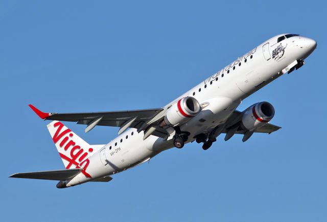 Embraer ERJ-190 (VH-ZPH) - VIRGIN AUSTRALIA AIRLINES - EMBRAER 190AR (ERJ-190-1001GW) - REG VH-ZPH (CN 19000199) - ADELAIDE INTERNATIONAL AIRPORT SA. AUSTRALIA - YPA (30/4/2015)