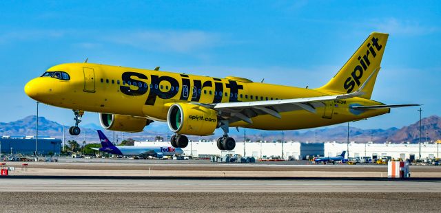 Airbus A320neo (N963NK) - N963NK Spirit Airlines Airbus A320-271N s/n 11088 - Las Vegas - Harry Reid International Airport KLASbr /Photo: Tomás Del Corobr /USA - Nevada May 15, 2025
