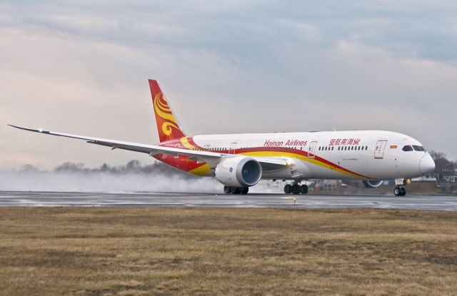 Boeing 787-9 Dreamliner (B-7835) - RWY 22L Take off roll