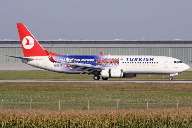 Boeing 737-800 (TC-JHF) - "2010 FIBA World Championship" livery