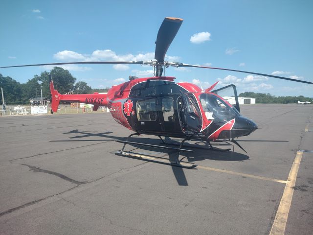 Bell 407 (N184SF) - Survival Flight Helicopter landed to transport patient from Coosa Valley Medical to UAB Hospital in Birmingham.