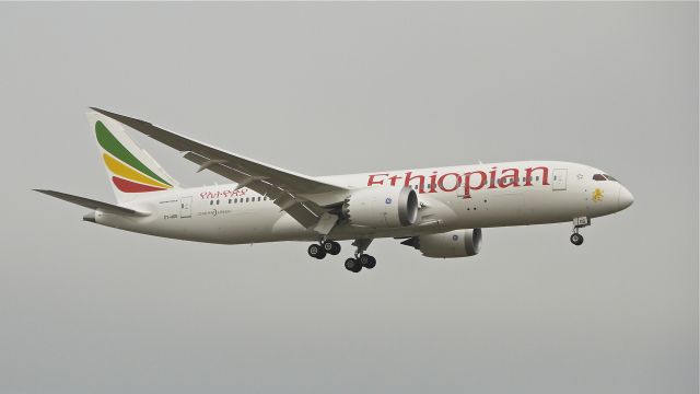 Boeing 787-8 (ET-AOS) - BOE264 on final approach to runway 16R to complete a flight test on 10/11/12. (LN:75  c/n 34747).