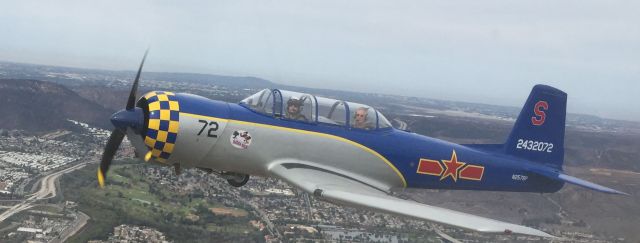 NANCHANG PT-6 (N2578P) - Flying formation over KSEE