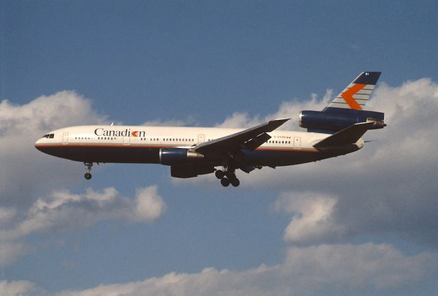 McDonnell Douglas DC-10 (C-FCRE) - Final Approach to Narita Intl Airport Rwy34 on 1988/05/08