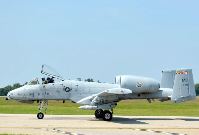 Fairchild-Republic Thunderbolt 2 (78-0718) - A-10C from the 104th Fighter Squadron Maryland Air Guard