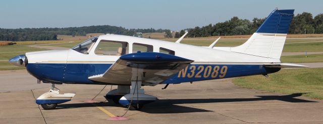 Piper Apache (N32089) - Parked on ramp 9/14/13...