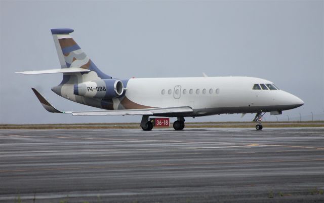 Dassault Falcon 2000 (P4-DBB) - 13/06/2020 Aeroporto de Santa Maria - Açores