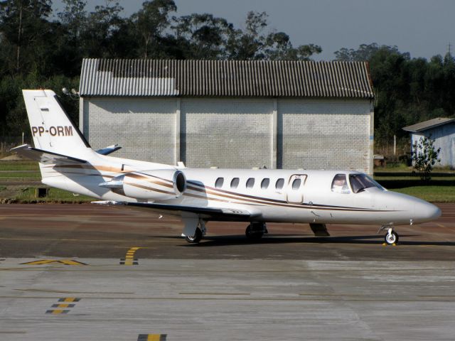 Cessna Citation II (PP-ORM) - Cessna 550B Citation Bravo (cn 550-0930) Criciúma - Forquilhinha (CCM / SBCM), Brazil