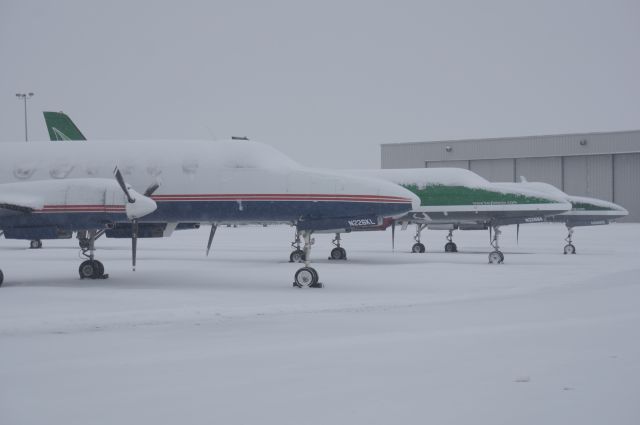 Fairchild Dornier SA-227DC Metro — - Strong snow storms pound the Key Lime fleet.