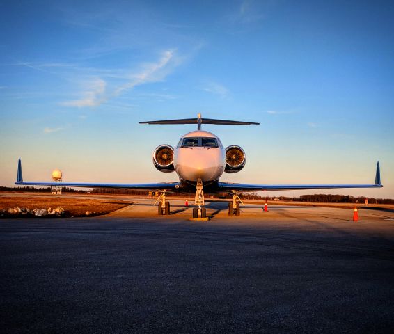 Gulfstream Aerospace Gulfstream IV (N396U) - The shadows creep in on a Gulfstream IV - London Ontario Canada