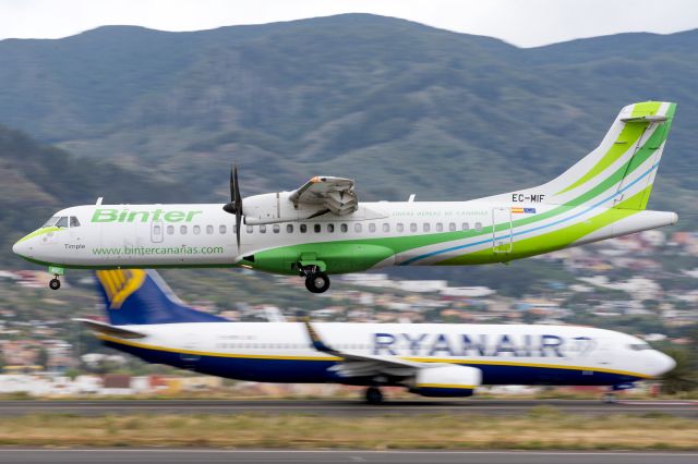 Aerospatiale ATR-72-600 (EC-MIF) - Tenerife Nortebr /22/04/2023