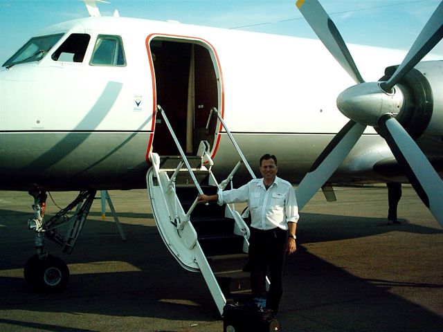 Grumman Gulfstream 1 (ZS-NHW) - Training for the G159 type rating with Capt. Bjorn Holmer.