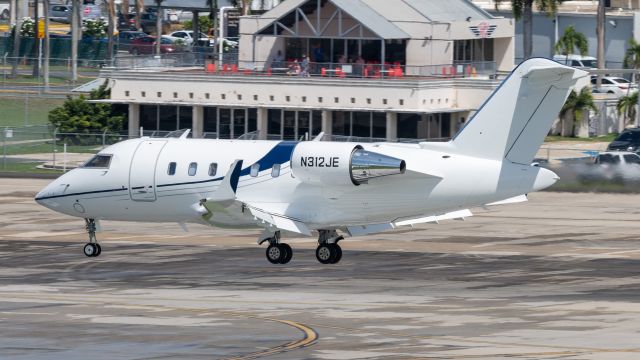 Canadair Challenger (N312JE) - New aircraft on data base 