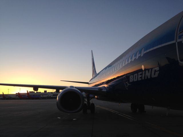 Boeing 737-700 (N512AS) - Walking across the ramp back to my aircraft for an early morning departure to Maui