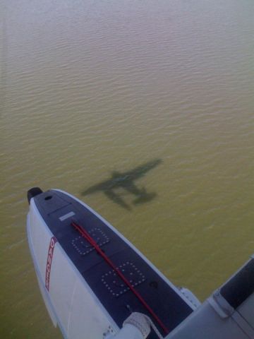 Cessna Skywagon (N185VE) - TAKING OFF ON LAKE NORMAN MOORESVILLE, NC