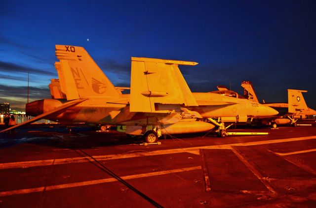 McDonnell Douglas FA-18 Hornet (16-5901) - 165901 Boeing F/A-18E Super Hornet VFA-137 Kestrels XO Executive Officer - TDelCorobr /Ronald Reagan (CVN 76)br /April 9, 2014