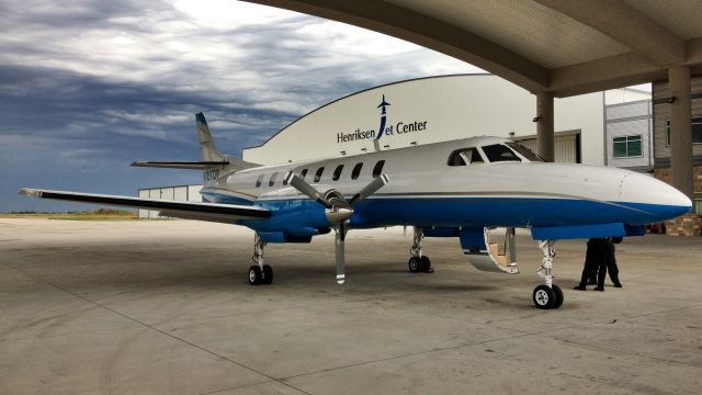 Fairchild Dornier SA-227DC Metro (N727DP) - Taken with iPhone5 at HenriksenJetCenter