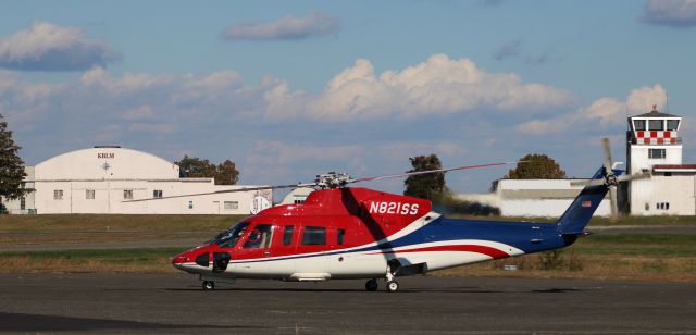 Sikorsky S-76 (N821SS) - Shortly after arrival is this 2006 Sikorsky S-76C rotorcraft in the Autumn of 2021.