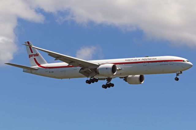 BOEING 777-300 (PK-GIG) - "Indonesian Gvmt. Red-White" livery