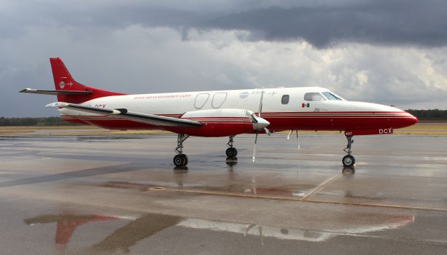 Swearingen Merlin 3 (XA-DCX) - A Fairchild SA227AC Metro III on the ramp at Pryor Field Regional Airport, Decatur, AL - October 20, 2016.