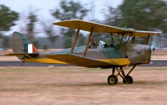 OGMA Tiger Moth (VH-ALC) - At the Sporting Aircraft Association of Australia’s airshow, Mangalore, Victoria, March 30, 1986.