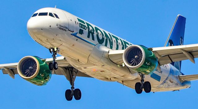 Airbus A320neo (N344FR) - N344FR Frontier Airlines Airbus A320-251NEO s/n 8639  Ed. Edwin & Eddie The Penguins - Las Vegas - McCarran International Airport (LAS / KLAS)br /USA - Nevada June 8, 2021br /Photo: Tomás Del Coro