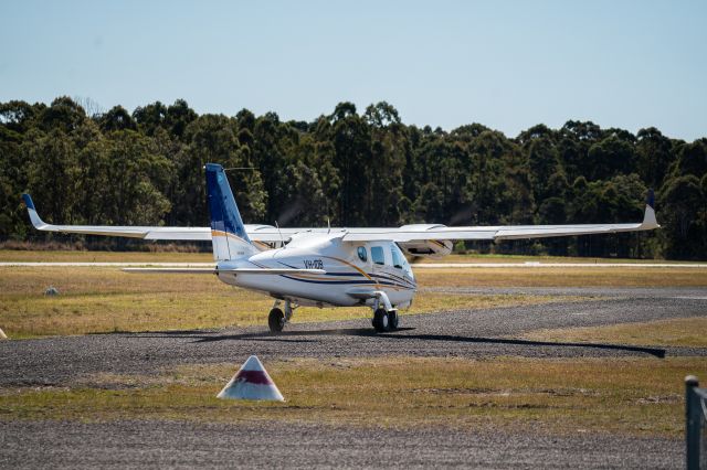 TECNAM P-2006T (VH-IDB) - TECNAM P-2006T (twin-piston) (P06T), taxiing at YWVA