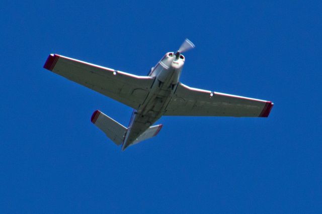 Beechcraft 35 Bonanza (N7905D) - Subject aircraft, registered as 1957 BEECH H35, photographed over Northern New Jersey at 1709HrsEDT, on 19-July-2018.