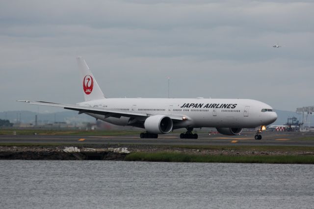 BOEING 777-300ER (JA737J) - JFK weather diversion to BOS on 7/22/19. 