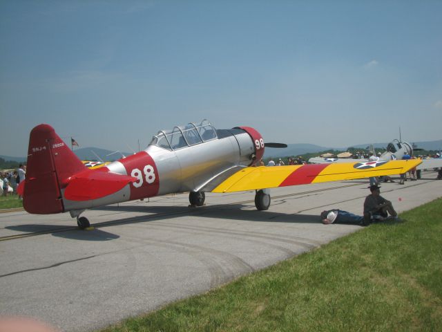 North American T-6 Texan (N26808) - A T-6 Texan at Reading Airshow 2008