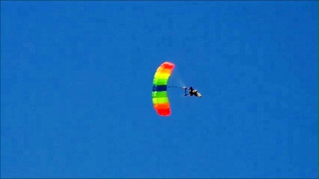 — — - Staff Member of Skydive Myrtle Beach demonstrating flying skills over Grand Strand Airport (KCRE) on 4/27/2015.