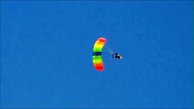 — — - Staff Member of Skydive Myrtle Beach demonstrating flying skills over Grand Strand Airport (KCRE) on 4/27/2015.