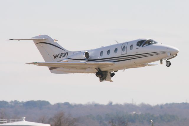 Beechcraft Beechjet (N400RY) - Robert Yates Racings BeechJet heads home after some freshening up at Stevens Avaiation