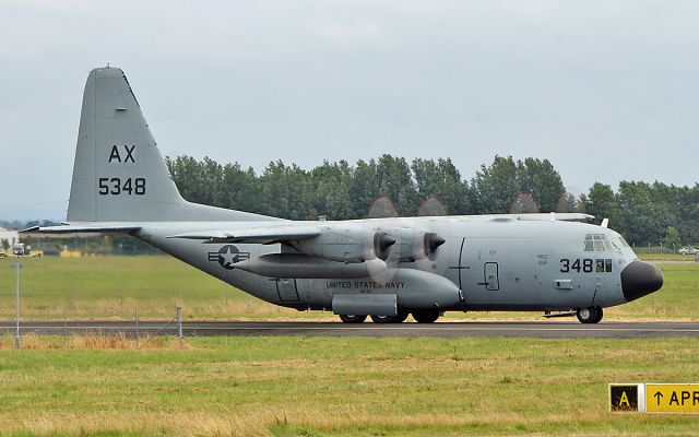 Lockheed C-130 Hercules (16-5348) - convoy3222 usn c-130t 165348 dep shannon 15/7/18.