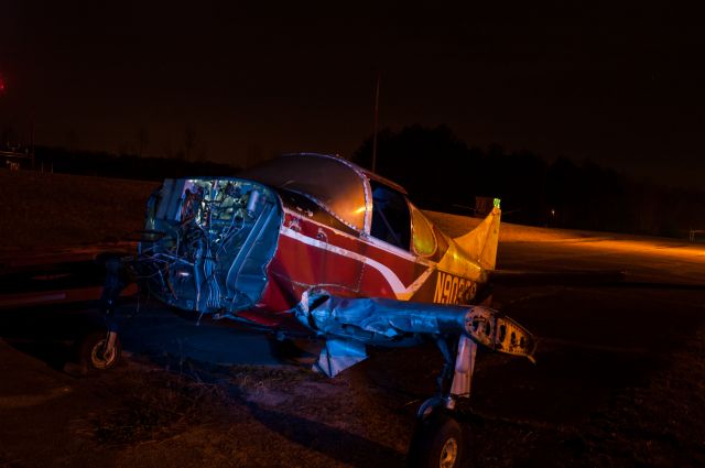 N90338 — - The remains of a Globe GC-1B lost to engine failure in 1971. Remains located outside of the Swift Foundation Museum, McMinn County Regional Airport, 2009