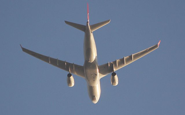 Airbus A330-200 (TC-JDP) - turkish cargo a330-243f tc-jdp at 6,000ft routing shannon to jfk this evening 2/7/18.