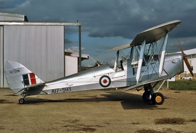 Vans RV-9 (VH-DCM) - DE HAVILLAND (AUSTRALIA) DH-82A TIGER MOTH - REG VH-DCM (CN DHA589_ - PARAFIELD AIRPORT ADELAIDE SA. AUSTRALIA - YPPF (16/5/1989)