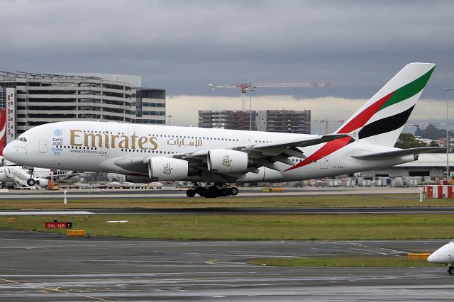 Airbus A380-800 (A6-EDA) - on 4 December 2017