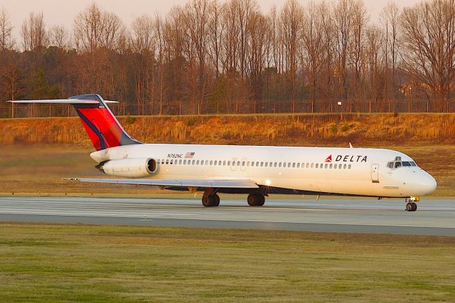 McDonnell Douglas DC-9-50 (N782NC) - 40 years old, but this DC-9 is still glowing in the late evening sunlight.