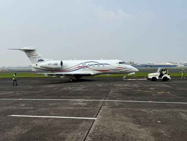 VT-JSE — - At the tow release point on the VIP ramp at Mumbai, India. 24-OCT-2024.