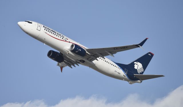 Boeing 737-800 (XA-AMA) - Departing LAX