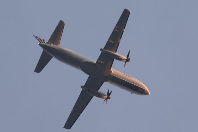 N329AE — - N329AE SAAB 340-B Castle Aviation PC112 De Quebec YQB vers Mirabel YMX Altitude 4240 Mètres Vitesse 444 Km/H Survolant la ville de Lavaltrie QC. Le 22-07-2024 à 20:06.