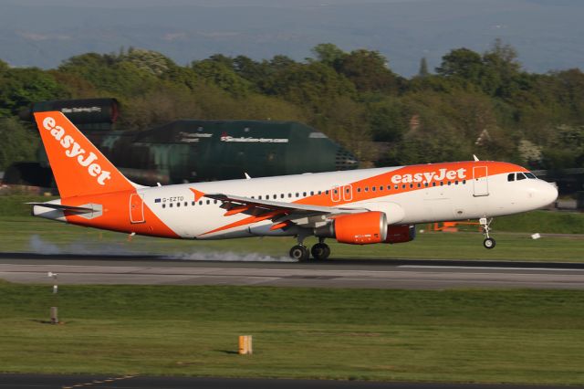 Airbus A320 (G-EZTD) - EZY1990 arriving from Porto