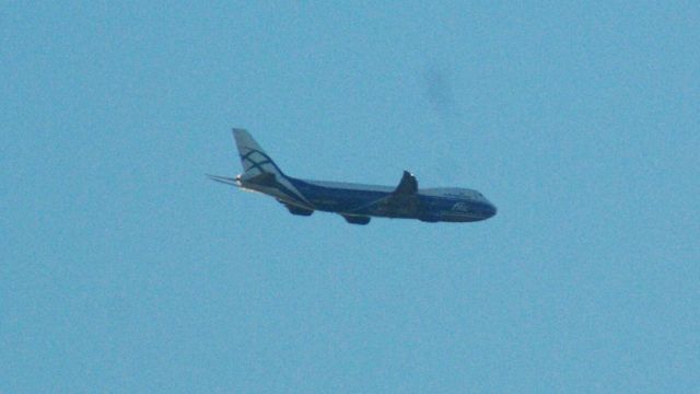 Boeing 747-200 (ABW625) - Above Leiderdorp Holland 17.50 uur