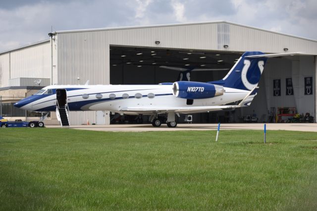 Gulfstream Aerospace Gulfstream IV (N107TD) - Bopper Airways. New Paint scheme for this bird. Spotted 04-09-24