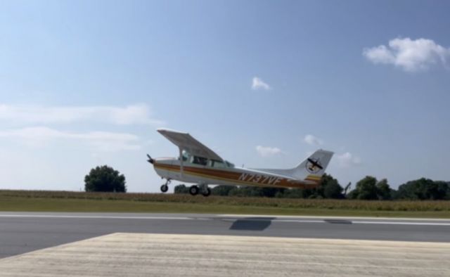 Cessna Skyhawk (N737VF) - First flight with new engine.