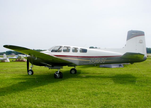 Beechcraft Twin Bonanza (N434T) - At AirVenture. 1960 BEECH D50E