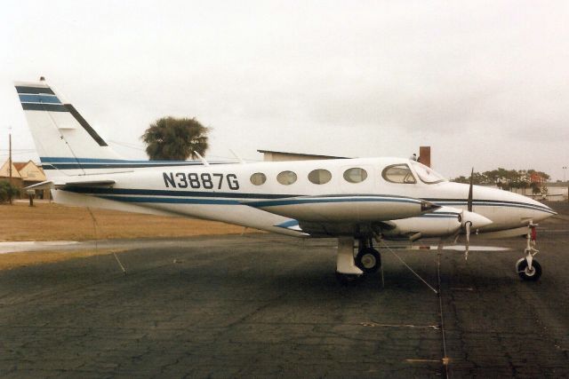 Cessna 340 (N3887G) - Seen here in Jan-92.br /br /Reregistered N341SJ 10-Jul-18.