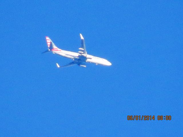 Boeing 737-800 (N970AN) - 23,673 feet over southeastern corner of kansas